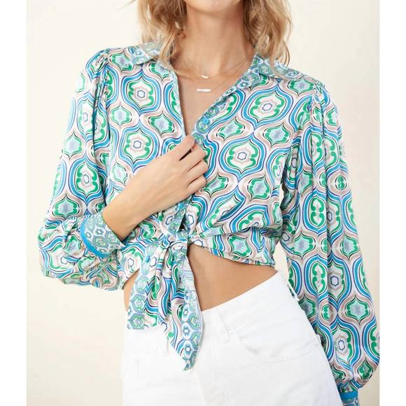 Eva Top Blue - Hale Bob